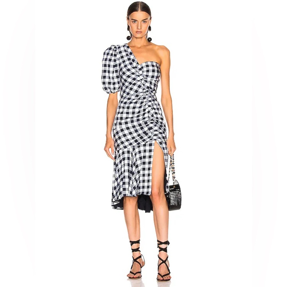 Jonathan Simkhai Lux Twill One Sleeve Dress